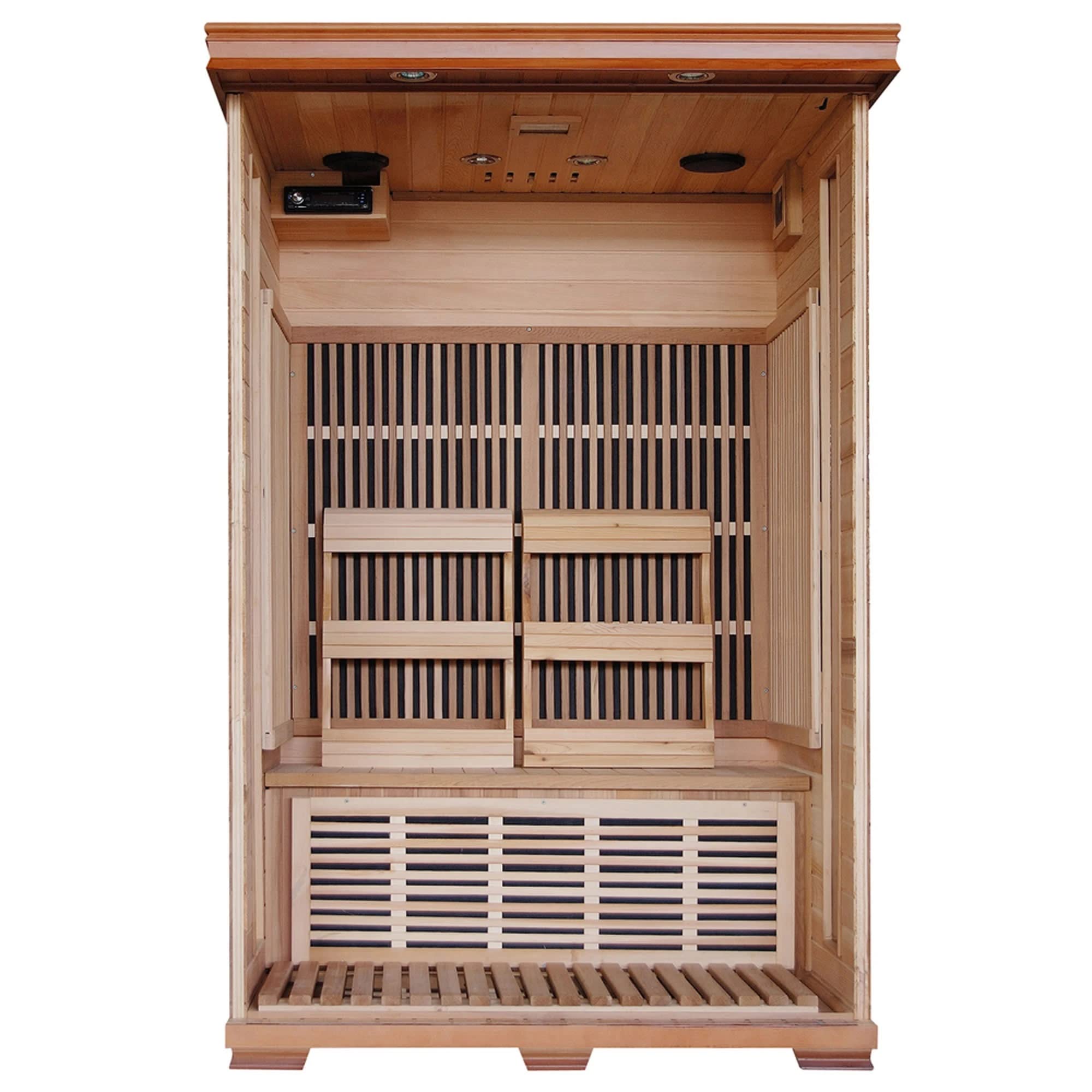 Amazon.com: Blue Wave 2 Person Cedar Carbon Infrared Sauna Yukon